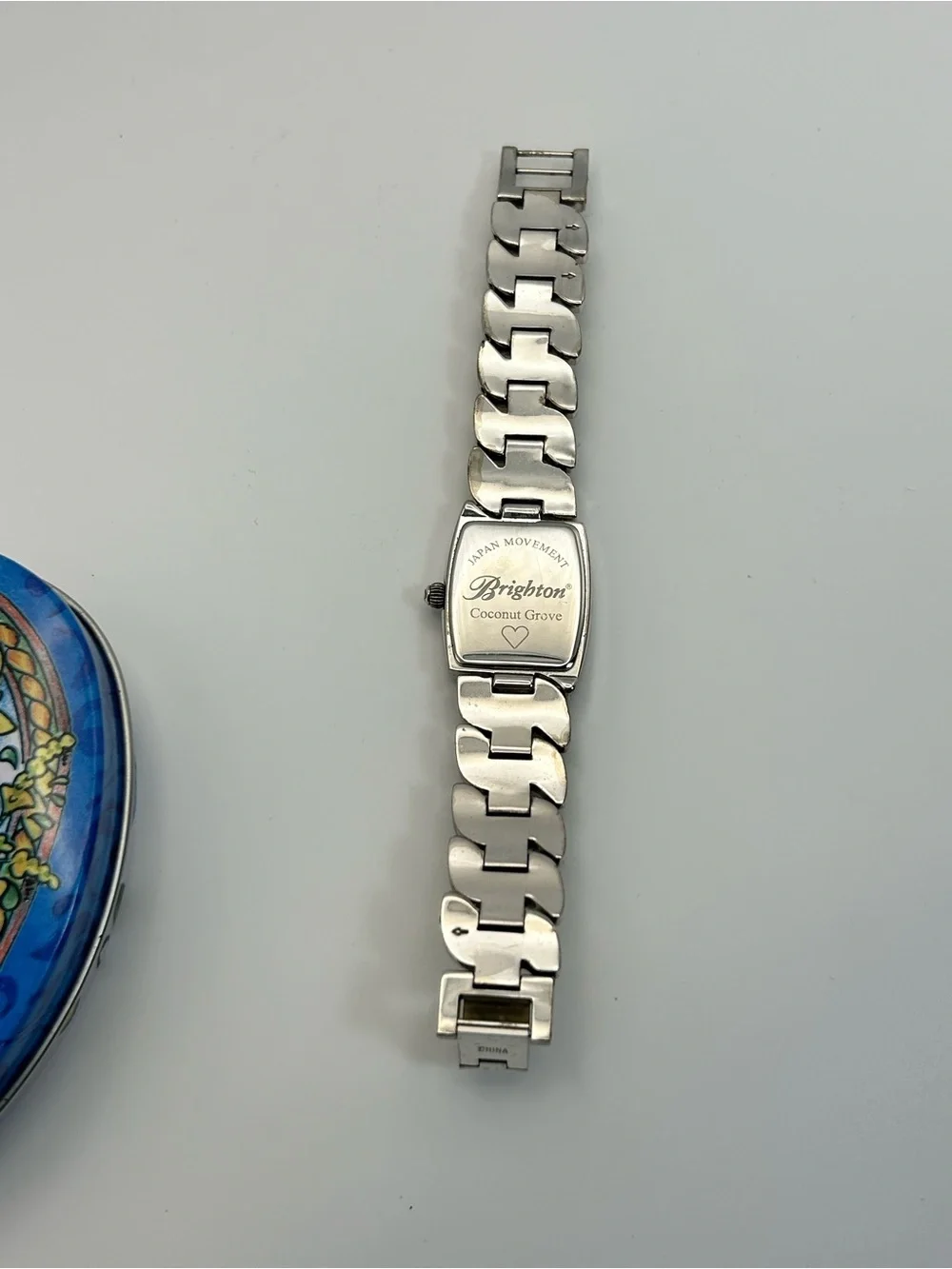 Brighton Coconut Grove Watch Two-tone Gold & Silver Plated Chunky & Tin